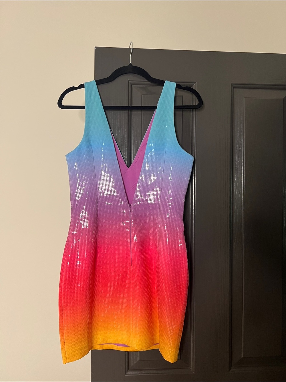Runaway The Label MALIBU MINI DRESS - RAINBOW Size 6 - Picture 8 of 10